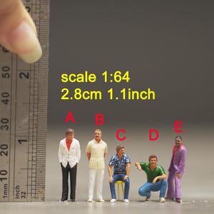 Magnum figure HO 1/64 1/43 1/24 1/18 Scale handpaint high detail