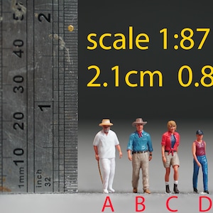 Dinosaur team figure HO 1/64 1/43 1/24 1/18 Scale handpaint high detail