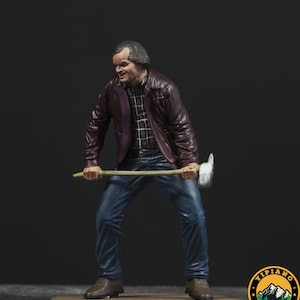 Jack Hold Axe figure HO 1/64 1/43 1/24 1/18 Scale handpaint high detail