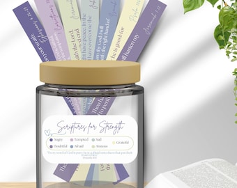 Bible Verse Jar Download, Read Me When Jar for Emotions