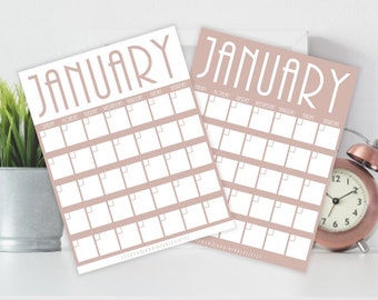 Calendar 2023 ~ Blank Calendar Printable ~ Calendar Template ~ Printable Calendar Blank ~ Calendar Print Out ~ Printable Calendar Pages ~ A5