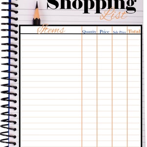 This is a shopping list that come in the meal planner