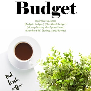Budget Binder Printable Budget Planner Digital Budget Sheet Budget Tracker Expense Tracker Savings Fund Checkbook Ledger image 2