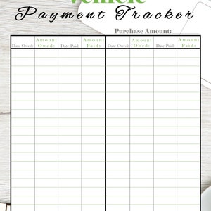 Budget Binder Printable Budget Planner Digital Budget Sheet Budget Tracker Expense Tracker Savings Fund Checkbook Ledger image 6