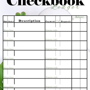 Budget Binder Printable Budget Planner Digital Budget Sheet Budget Tracker Expense Tracker Savings Fund Checkbook Ledger image 8