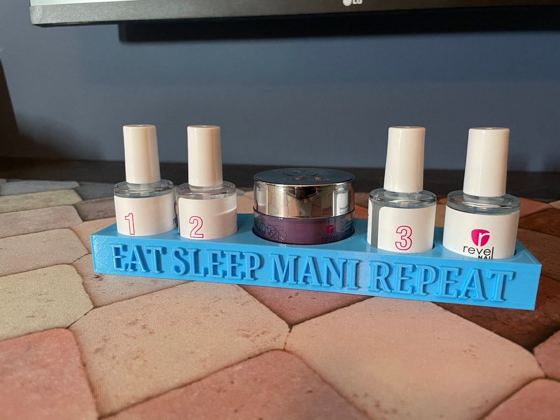 Dip Powder Nail Polish Bottle Holder with 4 compartments Etsy