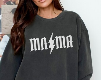 Sudadera de mamá Regalo para mamá Regalo para el día de la madre Regalo para nueva mamá Suéter minimalista y genial con cuello redondo para mamá Suéter para mamá En la era de mi mamá Regalo para futura mamá