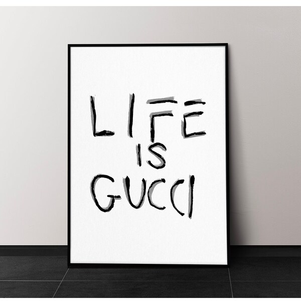 Gucci Wall Art Etsy