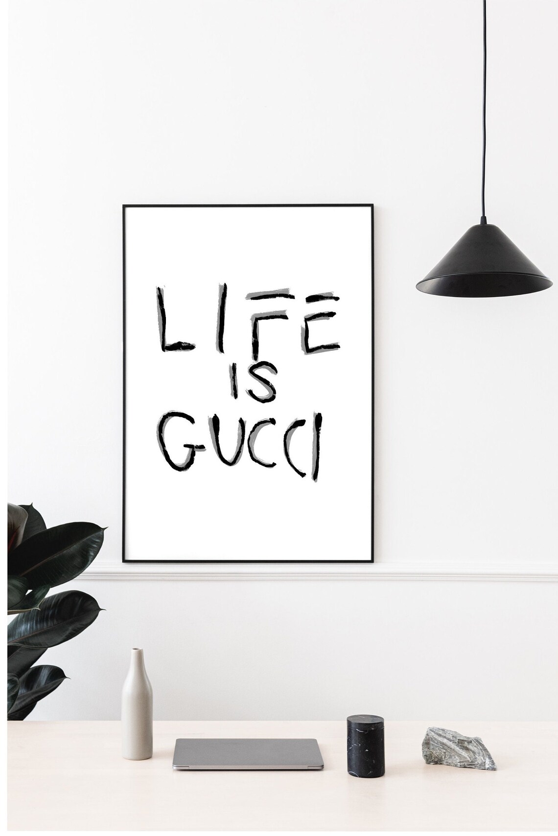 Life is Gucci Instant Download Printable Wall Art Wall Art Etsy
