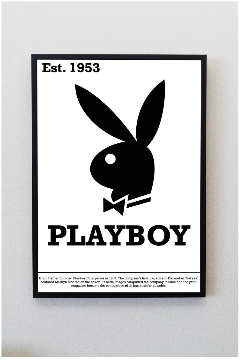 Playboy 1953 Poster Wall Art Fashion Art Wall Decor Wall Etsy UK