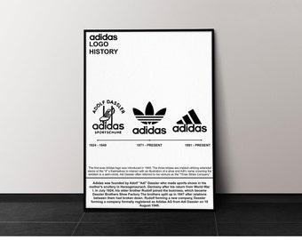 Adidas History Digital Download Printable Wall - Etsy
