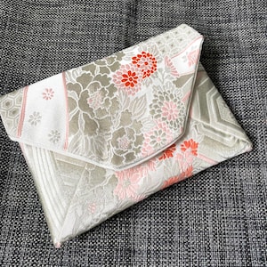 Süße Obi Sukiya Tasche / Flache Tasche / Japanischer Stoff / Handgefertigt