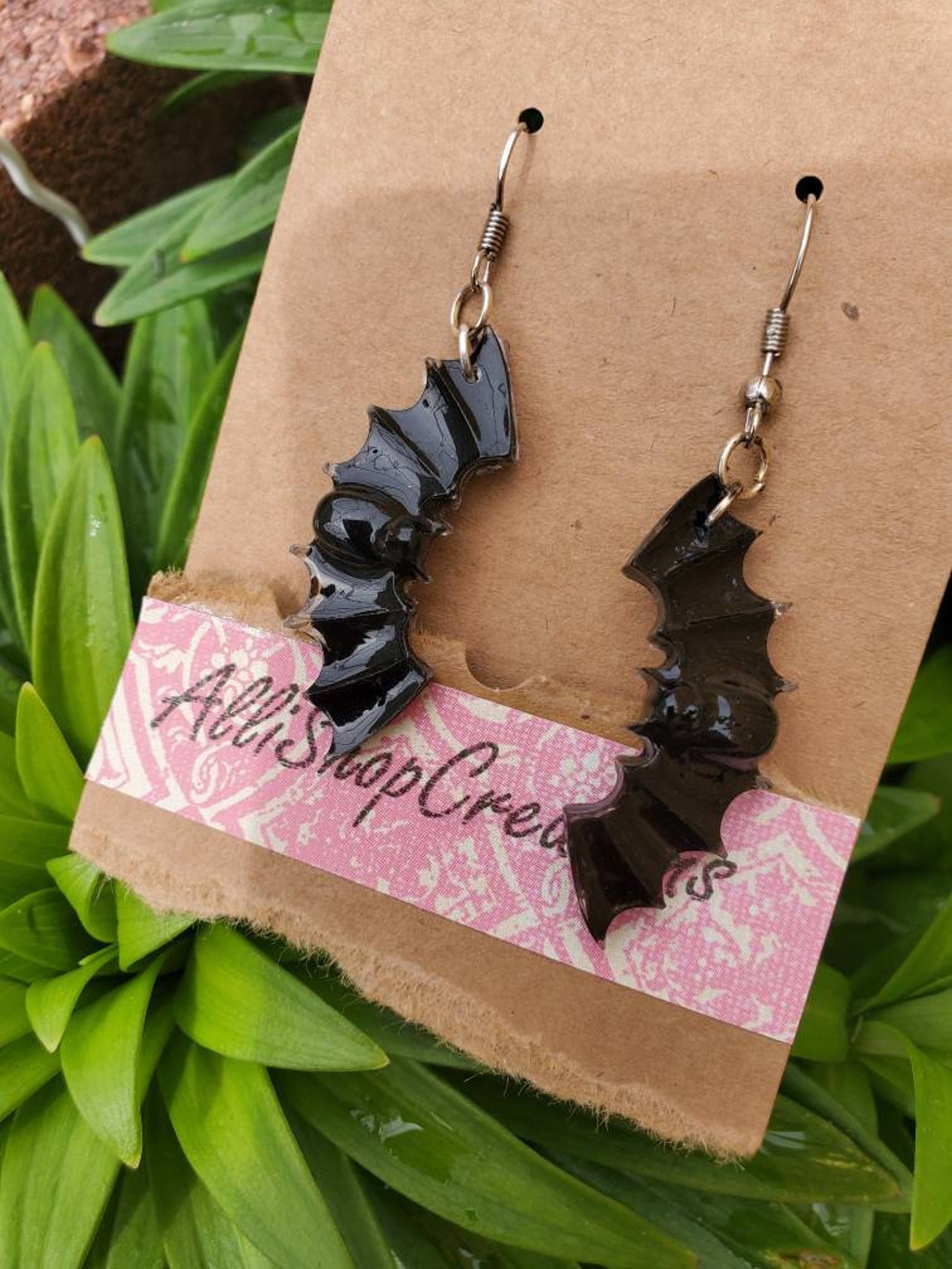 Bat Earrings Etsy