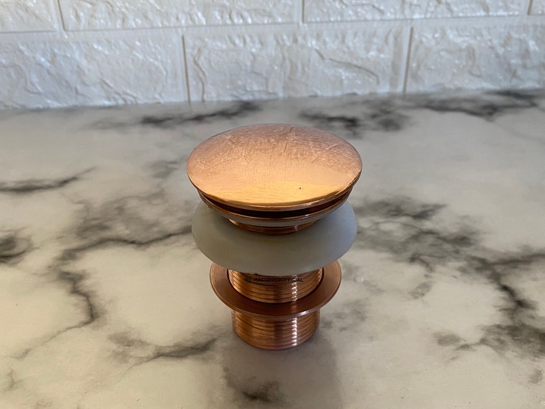Copper Finish Sink Drain Copper Finish Sink Drain Pop up - Etsy