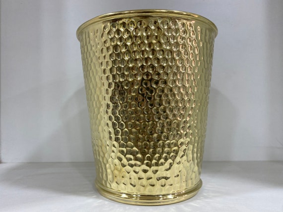 Solid Brass Waste Basket Handcrafted BRASS TRASH CAN Waste 