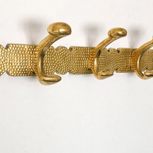 Solid Brass Wall Hook , Coat Hook , Unlacquered brass Coat Hangers
