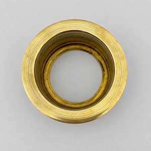 Unlacquered Brass Garbage Disposal Flange - Deep Kitchen Sink Flange, Fits 3-1/2 Inch Standard Drain Hole | Handmade Moroccan Solid Brass image 5