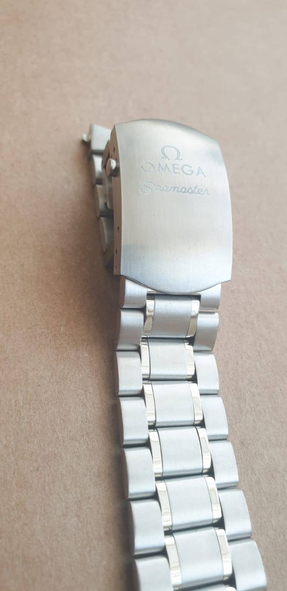 22mm stainless steel brushed bracelet for omega seamaster Etsy