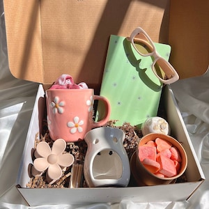 Caja de regalo de primavera, regalo de cumpleaños, caja de regalo de verano, regalo de Pascua, regalo para mujeres, regalo para adolescentes