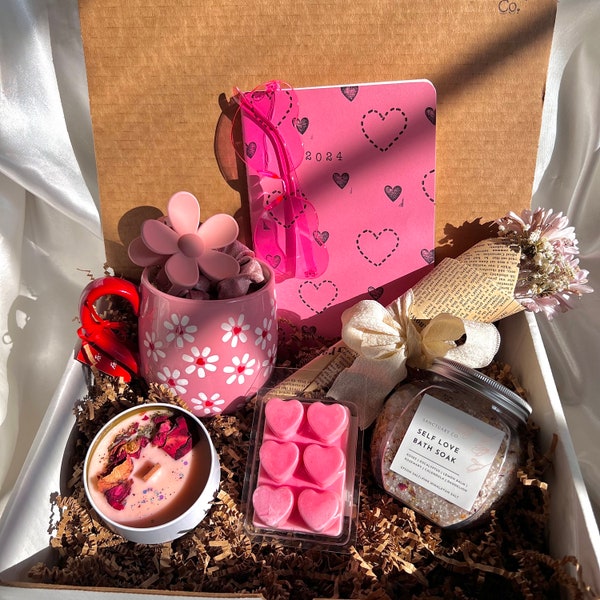 Valentines box, Galentines present, friend gift, gift for her, womens gift box, friends valentines box, long distance gift