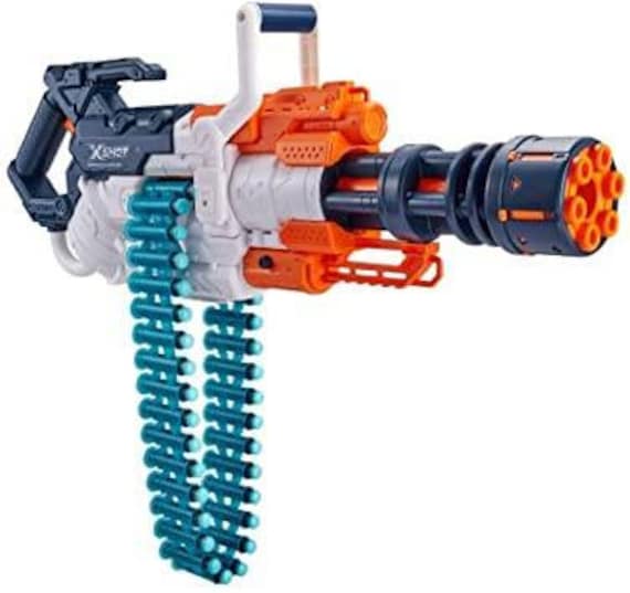 Realistic Nerf Minigun With Slam Fire 