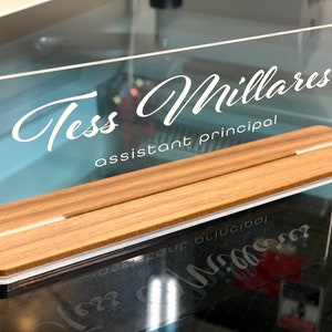 Desk Name Plate