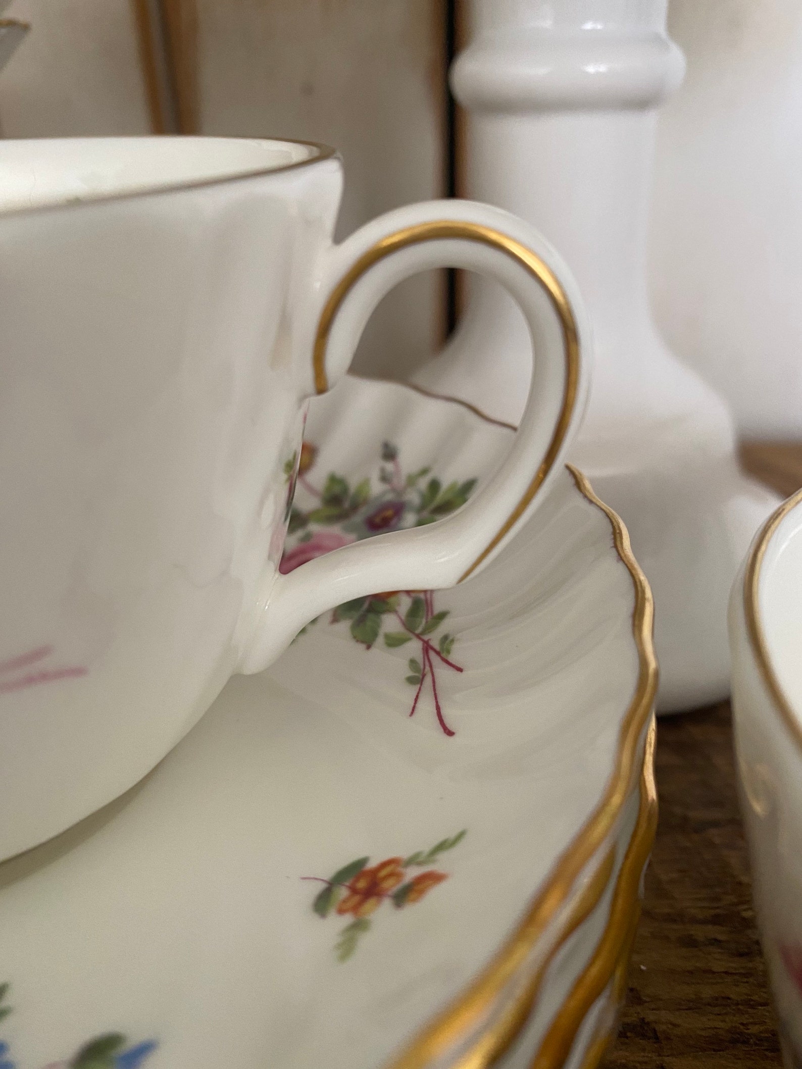 Minton Marlow England Bone China Tea Cup & Saucer Set Etsy