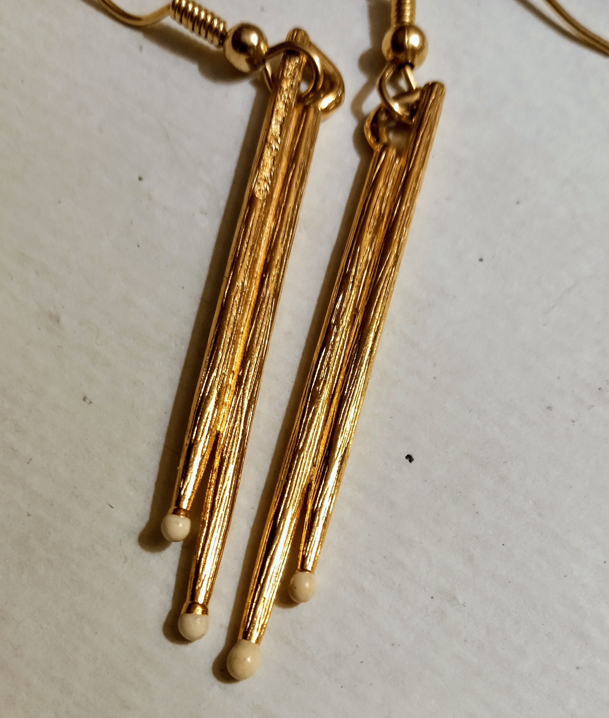 Future Primitive drumstick earrings Etsy