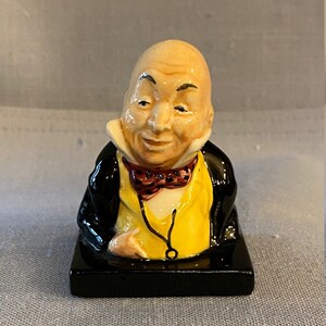 Vintage Royal Doulton Mini Dickens Character Bust - &quot;Micawber&quot;