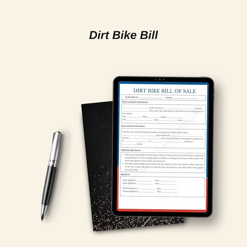 dirt-bike-bill-of-sale-blank-printable-form-template-in-pdf-etsy