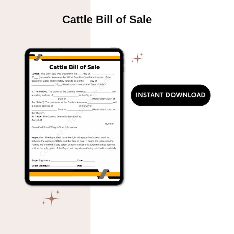 cattle-bill-of-sale-form-template-blank-printable-in-pdf-etsy