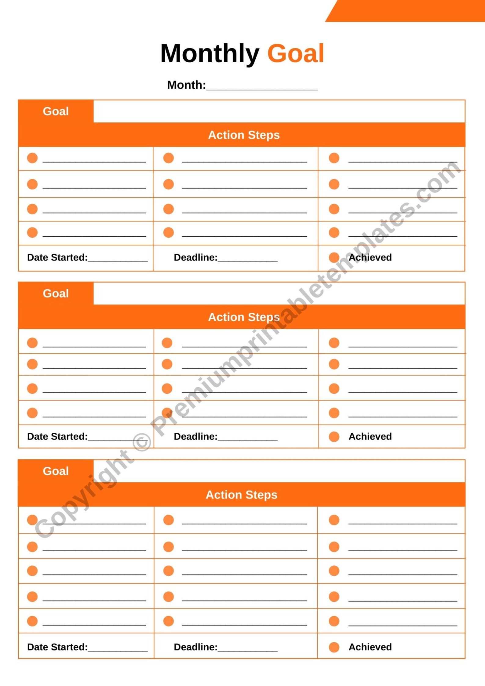 Agenda Wordsworth Non Datata A5 - Planner Settimanale E Mensile Con Tracker Abitudini - Foto 8