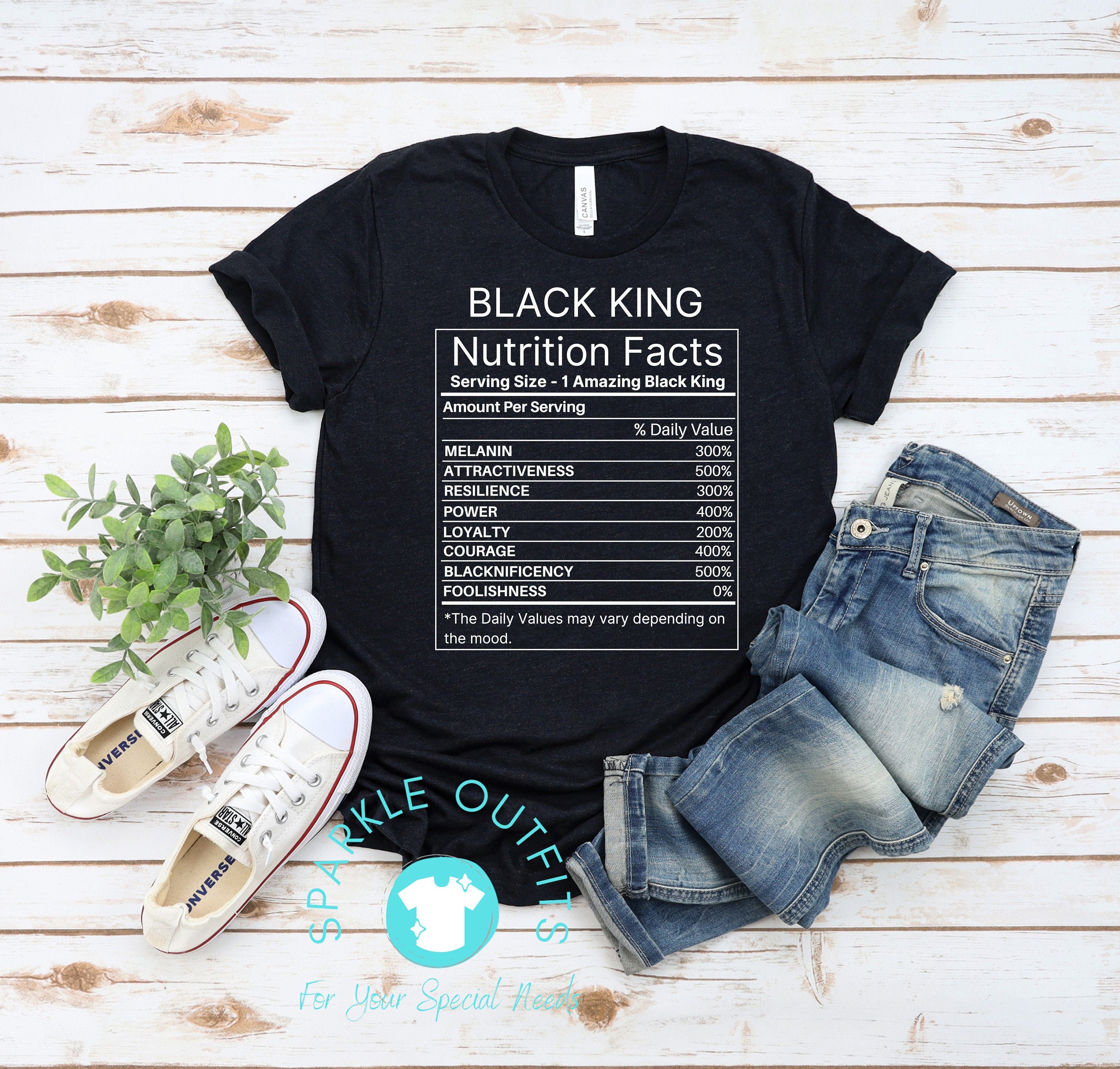 Black king nutrition facts shirt sales