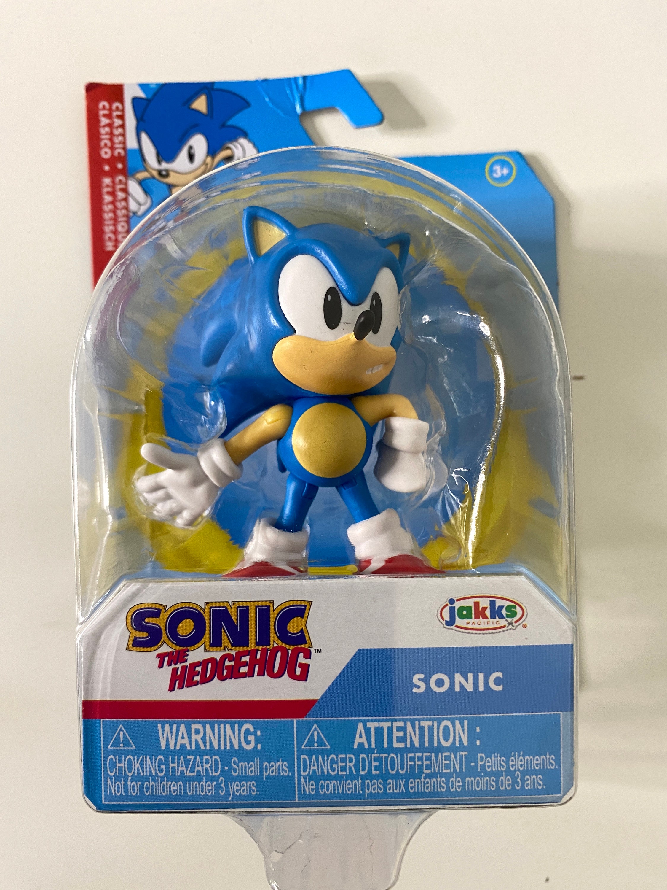 New Jakks Classic Sonic The Hedgehog 2 Movie SUPER SONIC 2.5 Mini Action  Figure