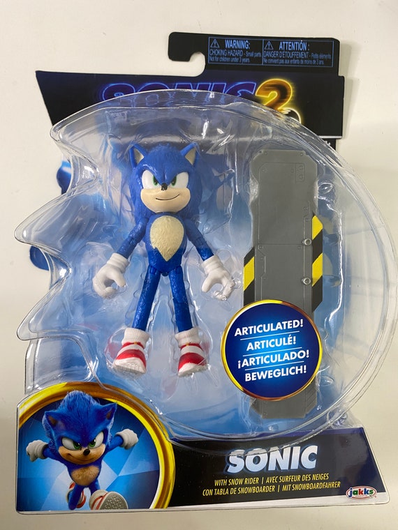  Sonic the Hedgehog 2 The Movie 4 Articulated Action Figure  Collection (Sonic) : Toys & Games