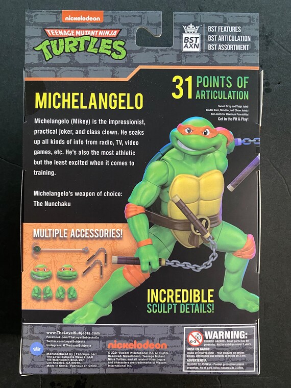 Teenage Mutant Ninja Turtles TMNT Donatello - The Loyal Subjects BST AXN 5  Action Figure