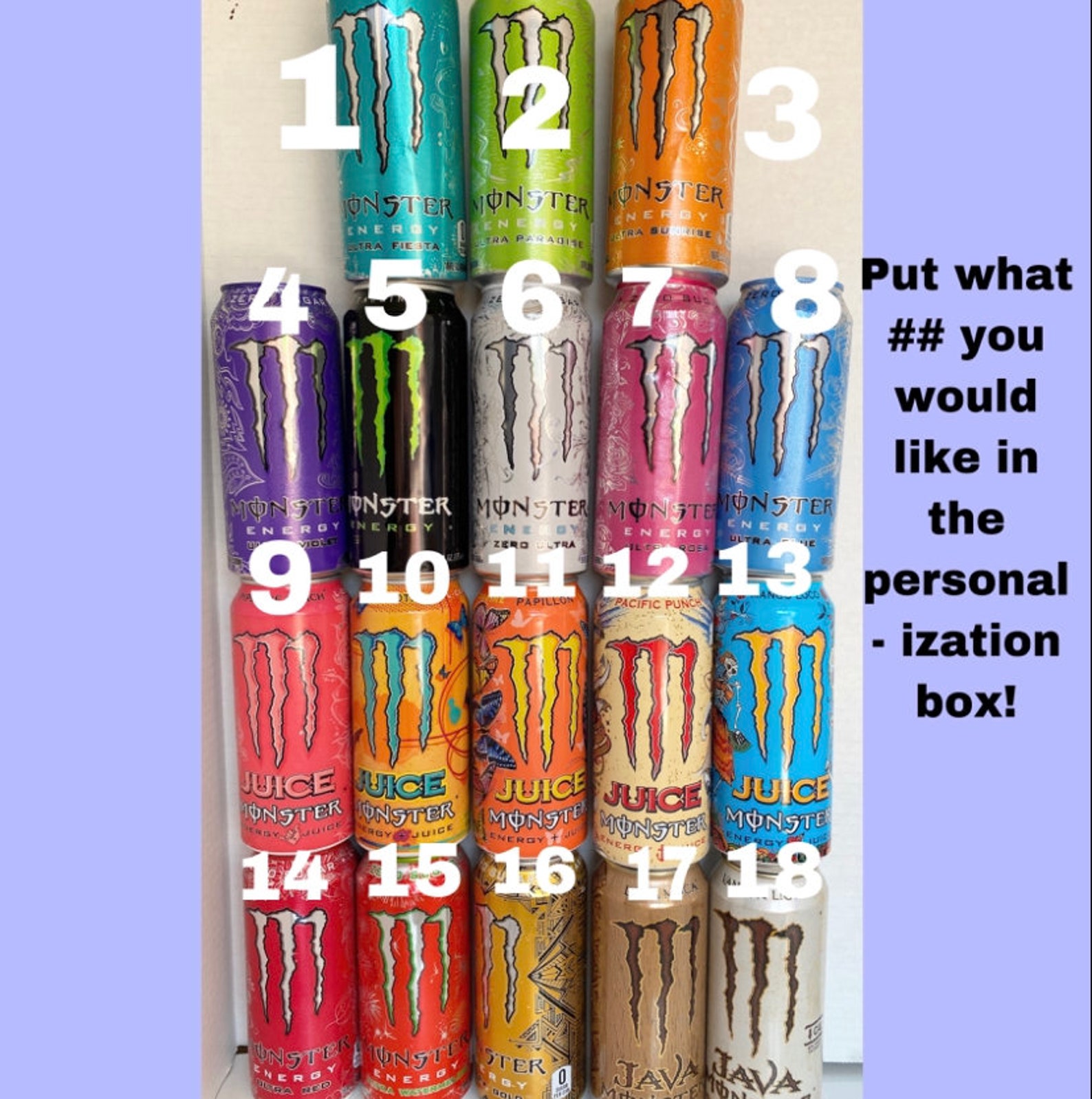 Custom monster energy can candle I Perfect gift for friend I Etsy