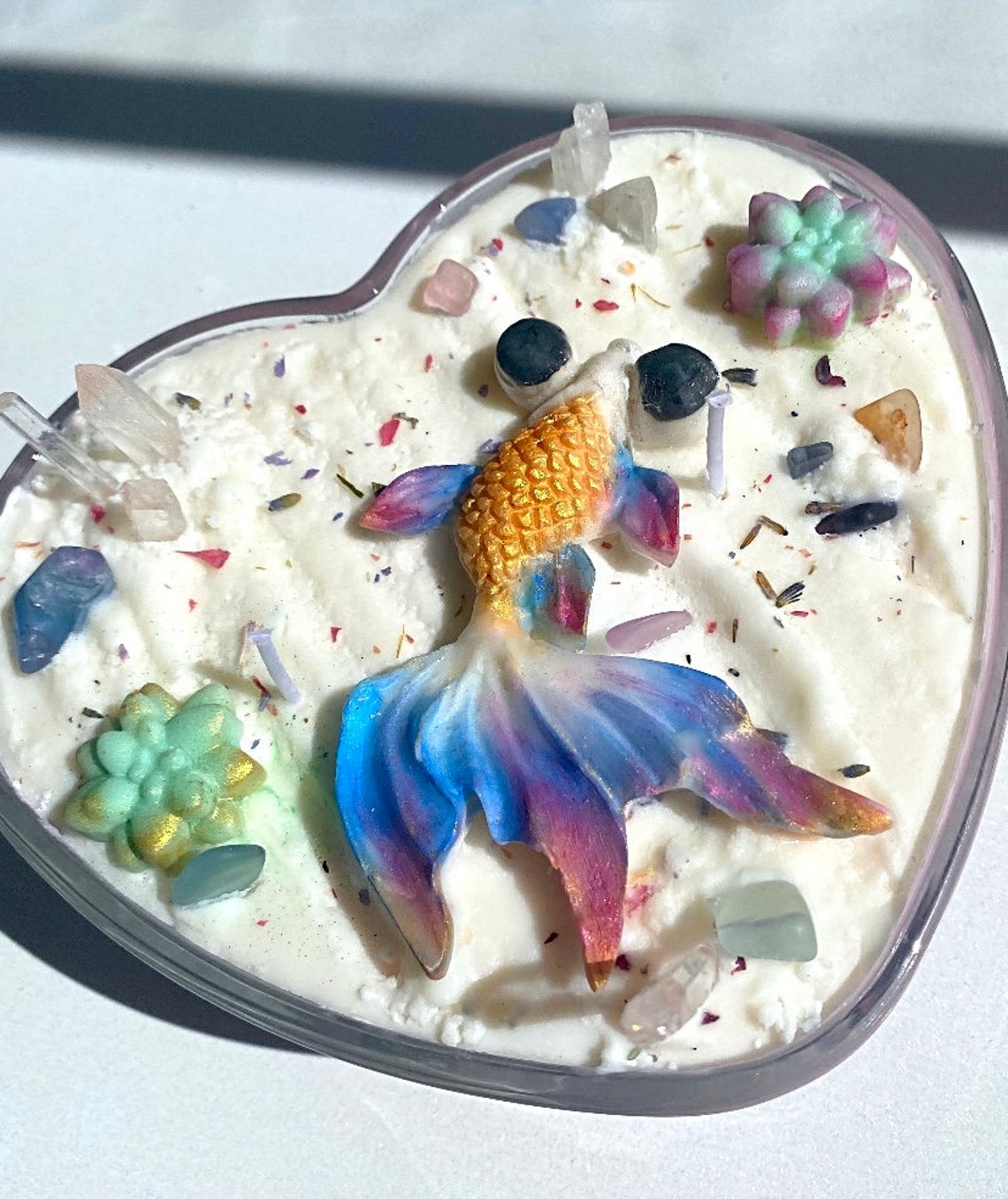 Pink Koi Fish Candle I Healing Candle I Big Candle Etsy