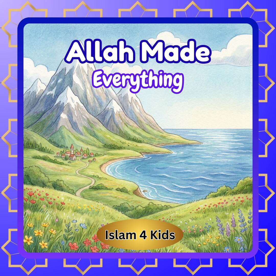Allah Made Everything Islamic Children's Book Muslim Bedtime Book