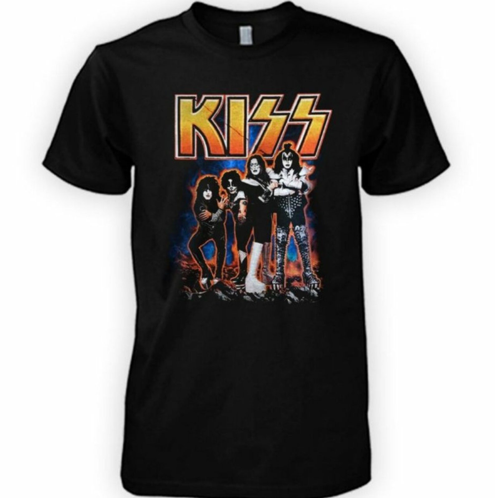 Kiss Band Shirt Kiss Band Album Rock And Roll Shirt Etsy