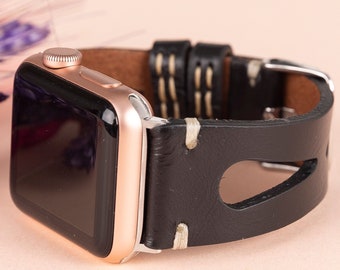 Leather Apple Watch Band 38mm 40mm 41mm 42mm 44mm 45mm 46mm 49mm iWatch Strap Bracelet Series 11 10 9 8 7 6 5 Ultra/SE 3-2-1 Christmast Gift