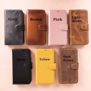 Leather iPhone 13 Series Magnetic Detachable Wallet Case with Card Slots, Personalized iPhone 13 Mini / iPhone 13 & Pro / Pro Max Phone Case
