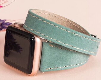 Leather Apple Watch Band 38mm 40mm 41mm 42mm 44mm 45mm 46mm 49mm