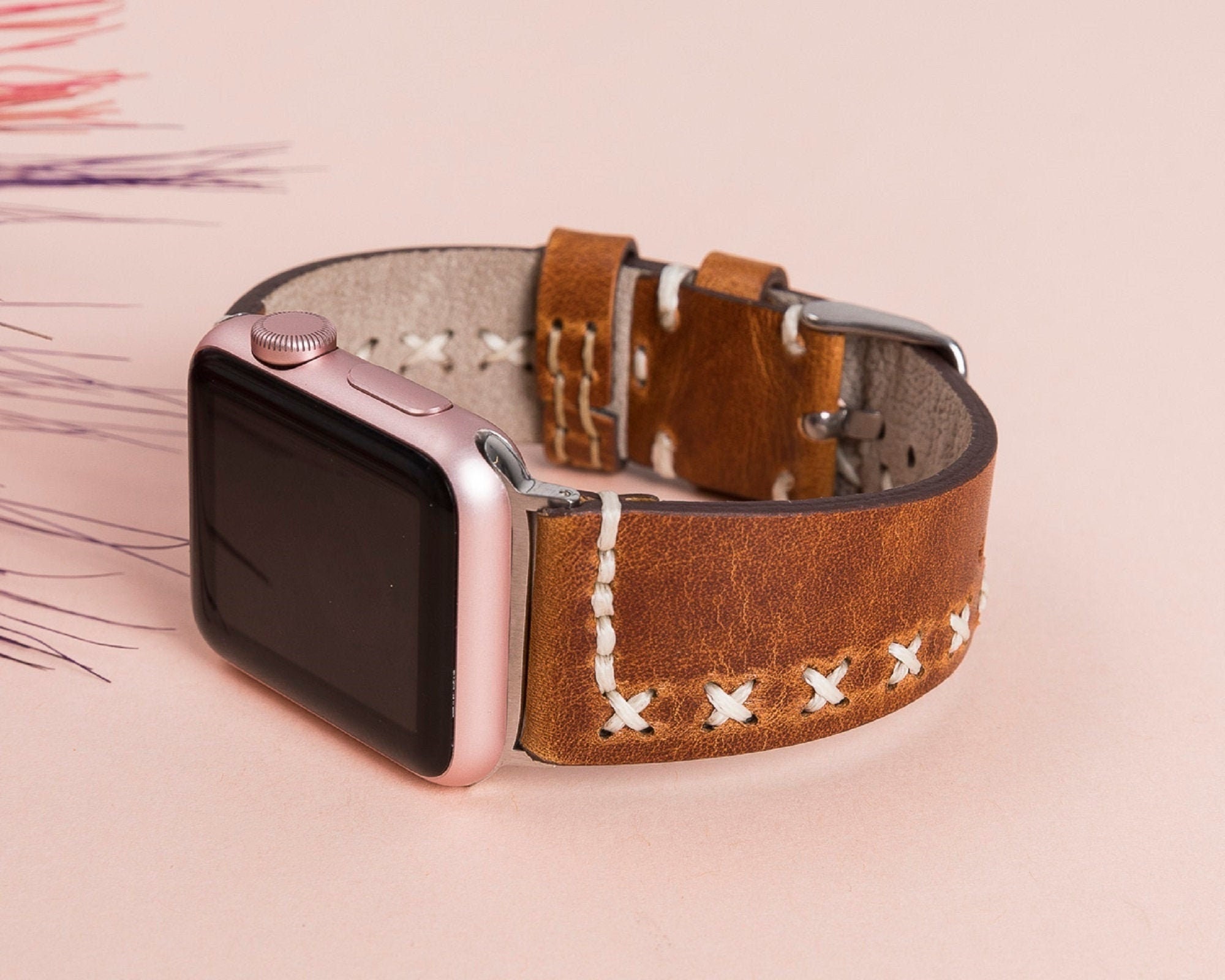 LupinnyLeather ELY Leather Watch Band for Apple & Fitbit Versa –  Lupinnyleather