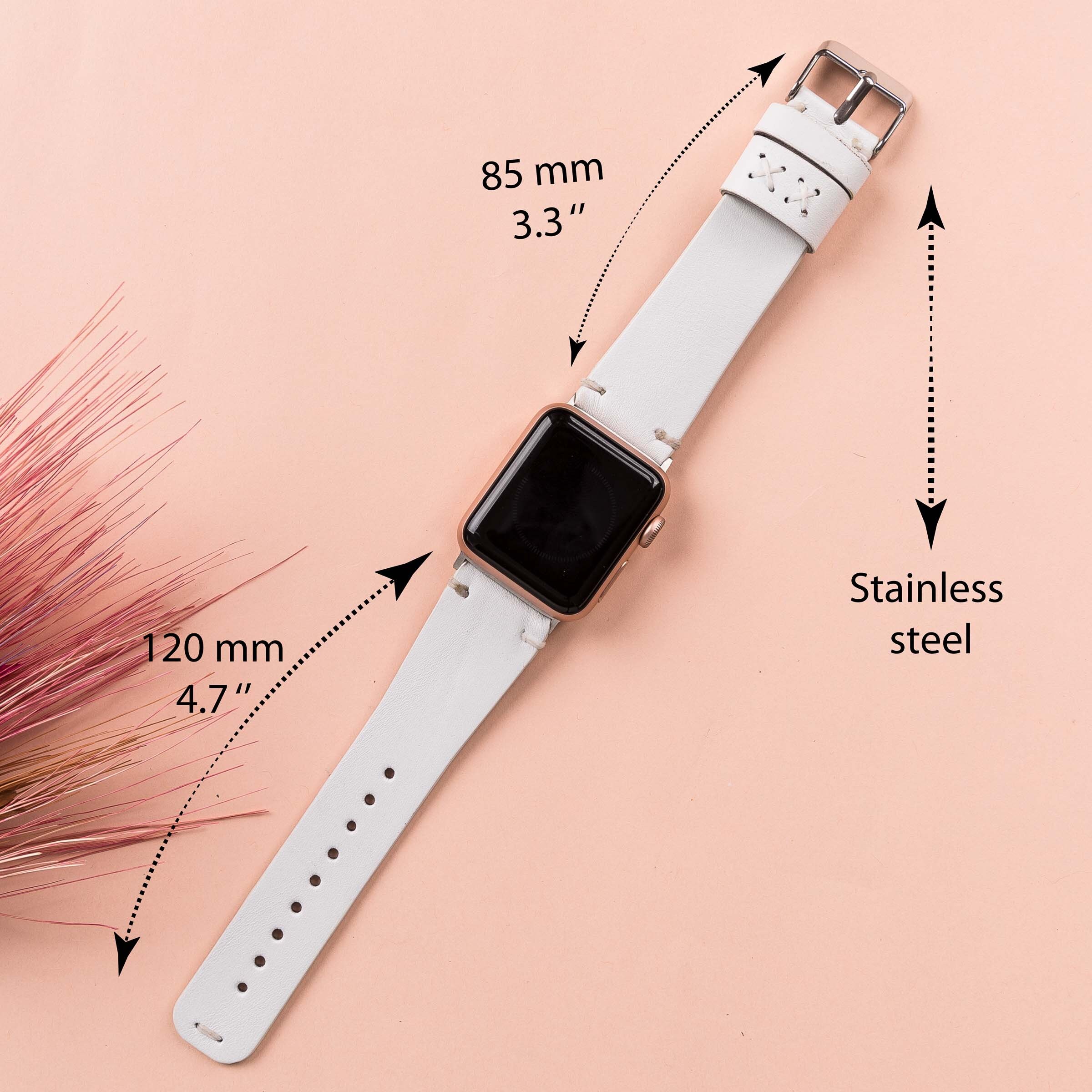apple watch band white 38mm