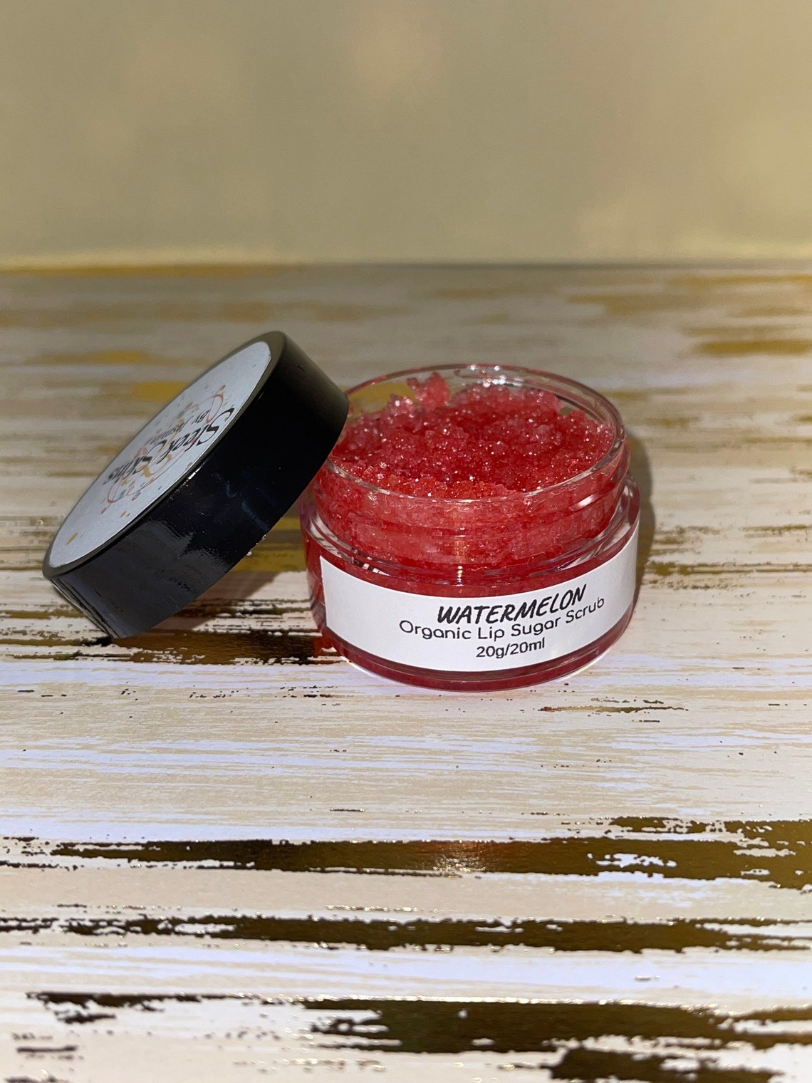 Watermelon Lip Scrub Vegan Lip Scrub Natural Lip Scrub Etsy