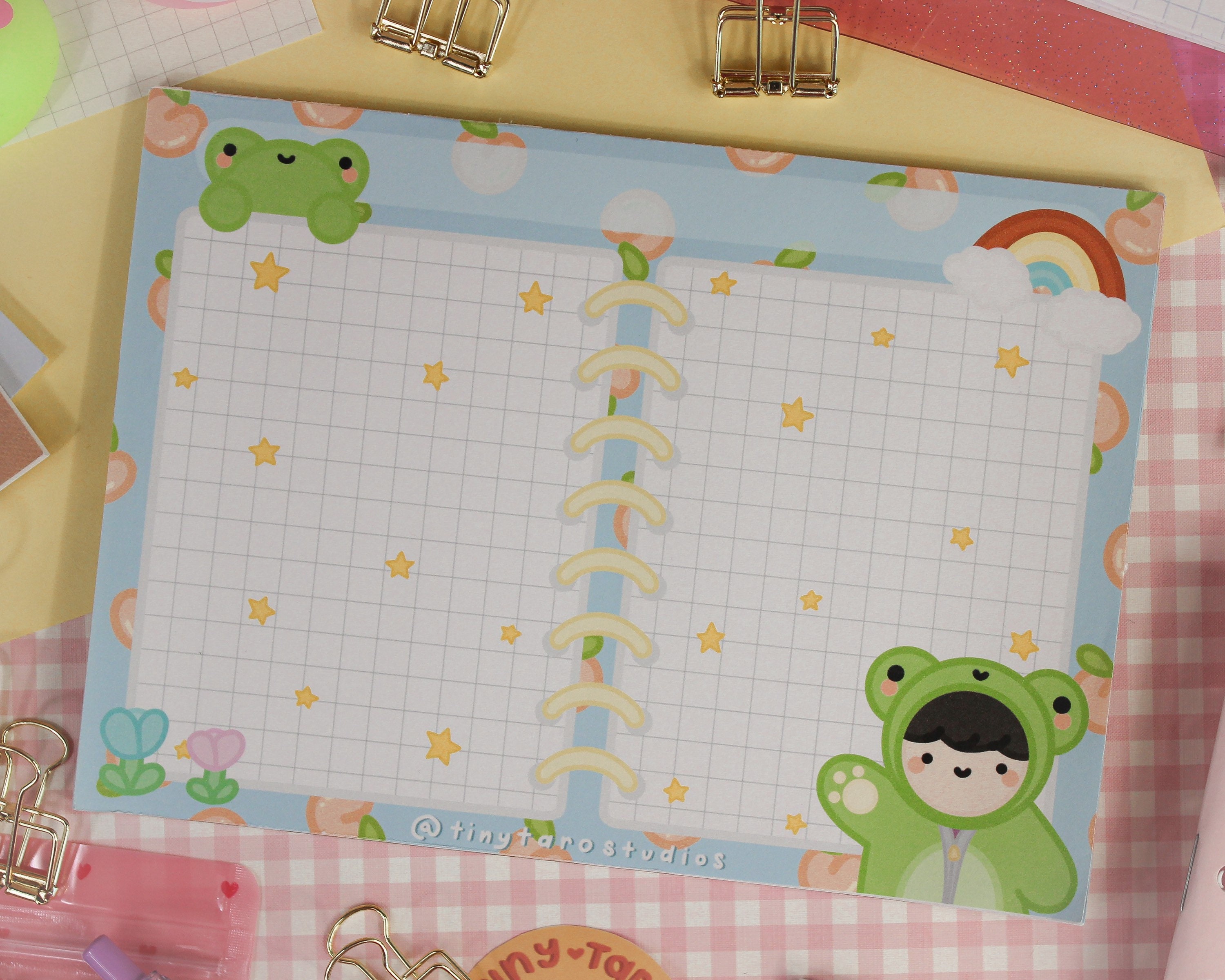 Froggy Memo Pad Bullet Journal Journaling Scrapbooking Etsy UK