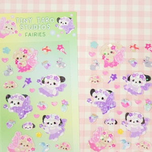 Pegatinas de personajes de hadas / Pegatinas decorativas de Kpop, pegatinas de planificador, polco, álbum de recortes, papelería coreana, diario, pegatina linda