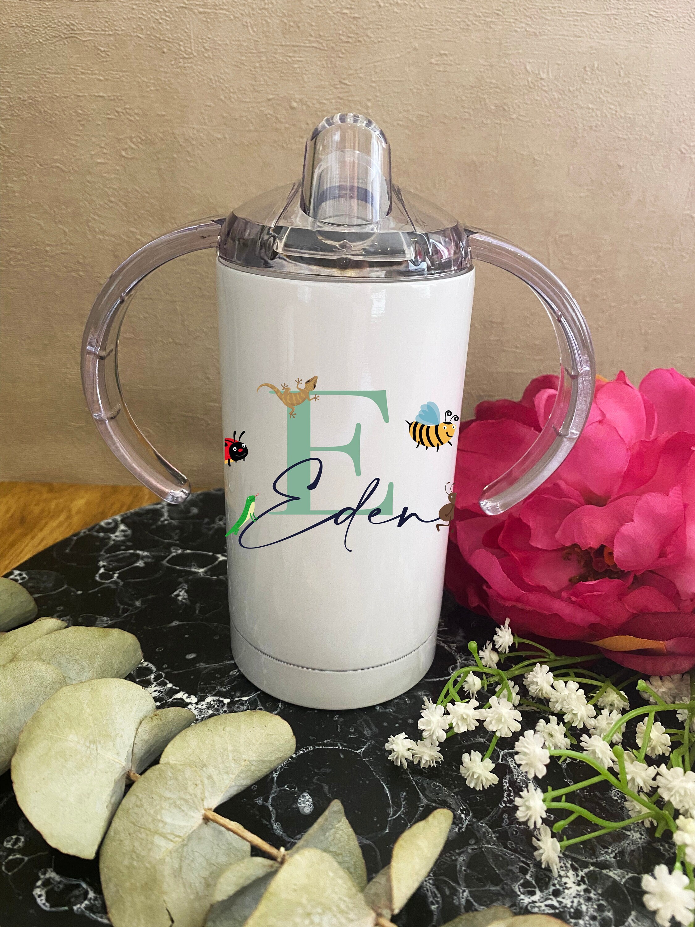 Gobelet Évolutif/Tasse Apprentissage à Bec Enfant/Bébé Personnalisé Insectes