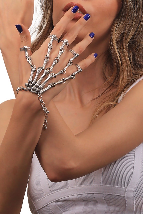 Skeleton hand bracelet hot topic store
